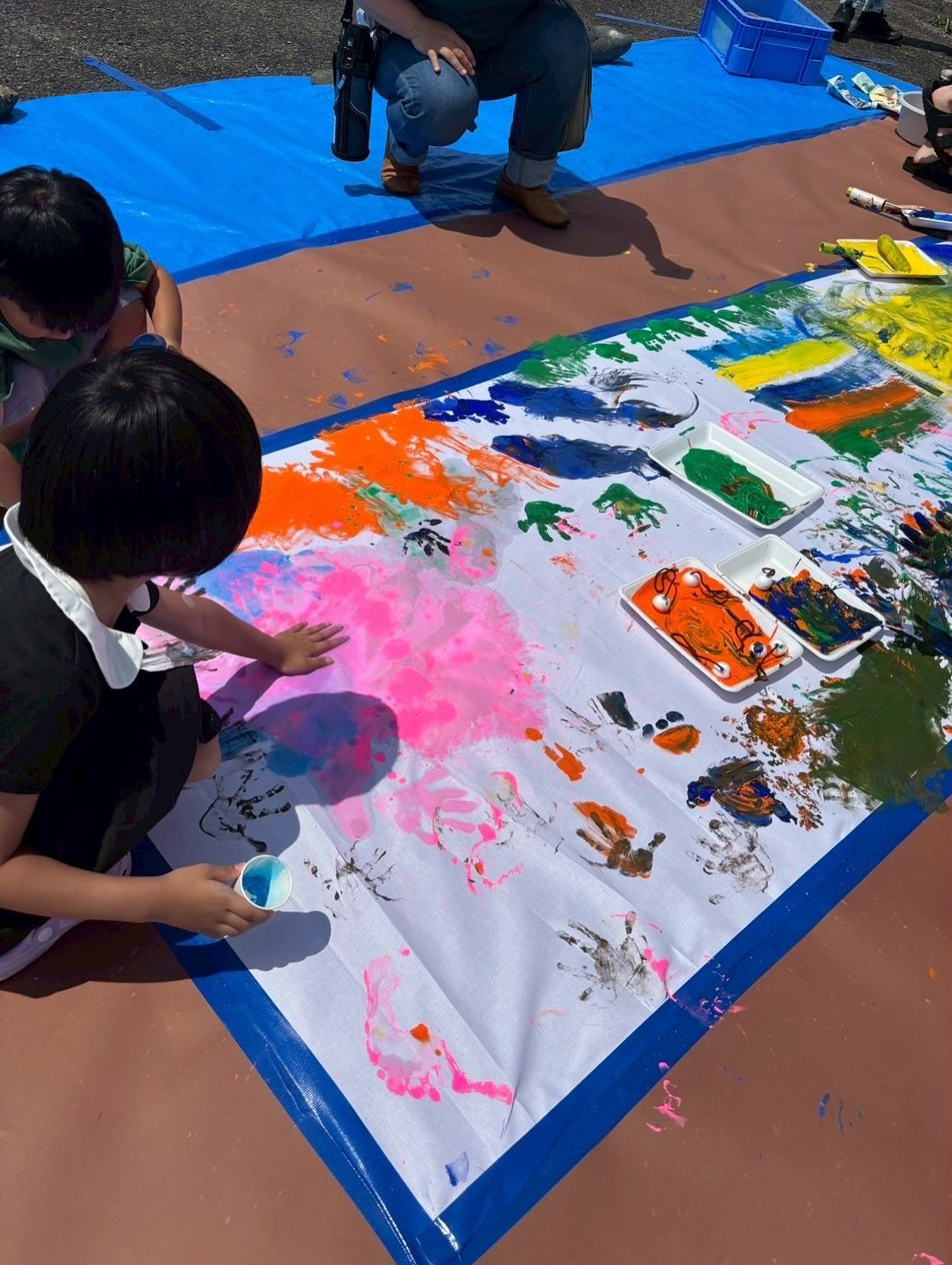 幸せつむぎさん×アトリエasisの子ども達
