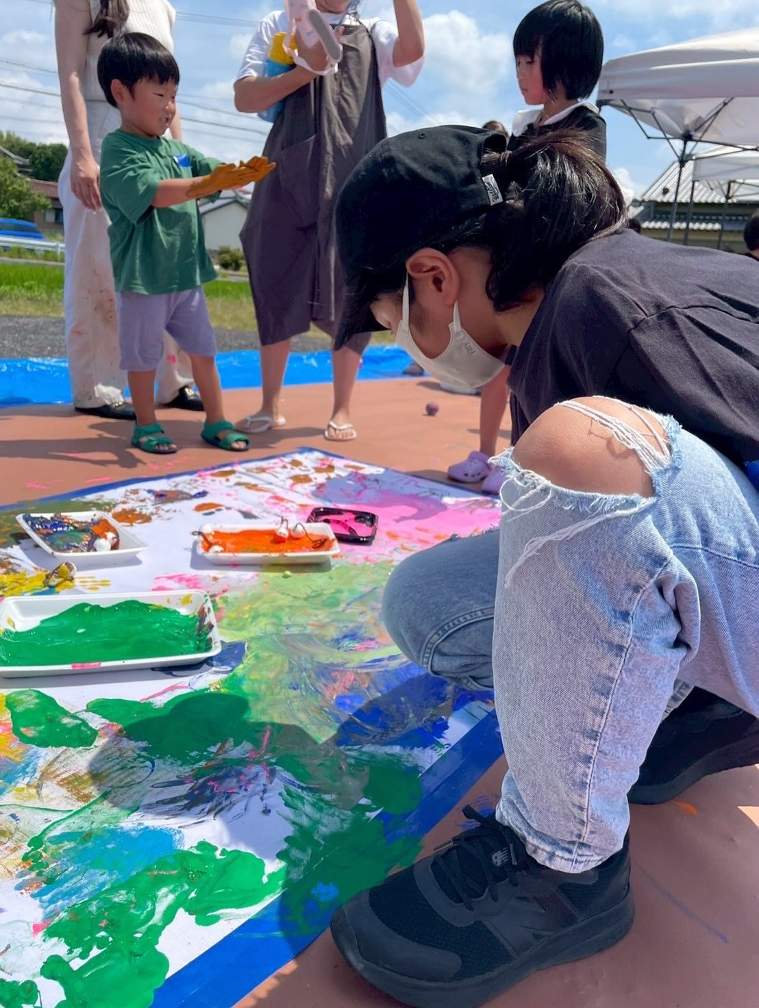 幸せつむぎさん×アトリエasisの子ども達