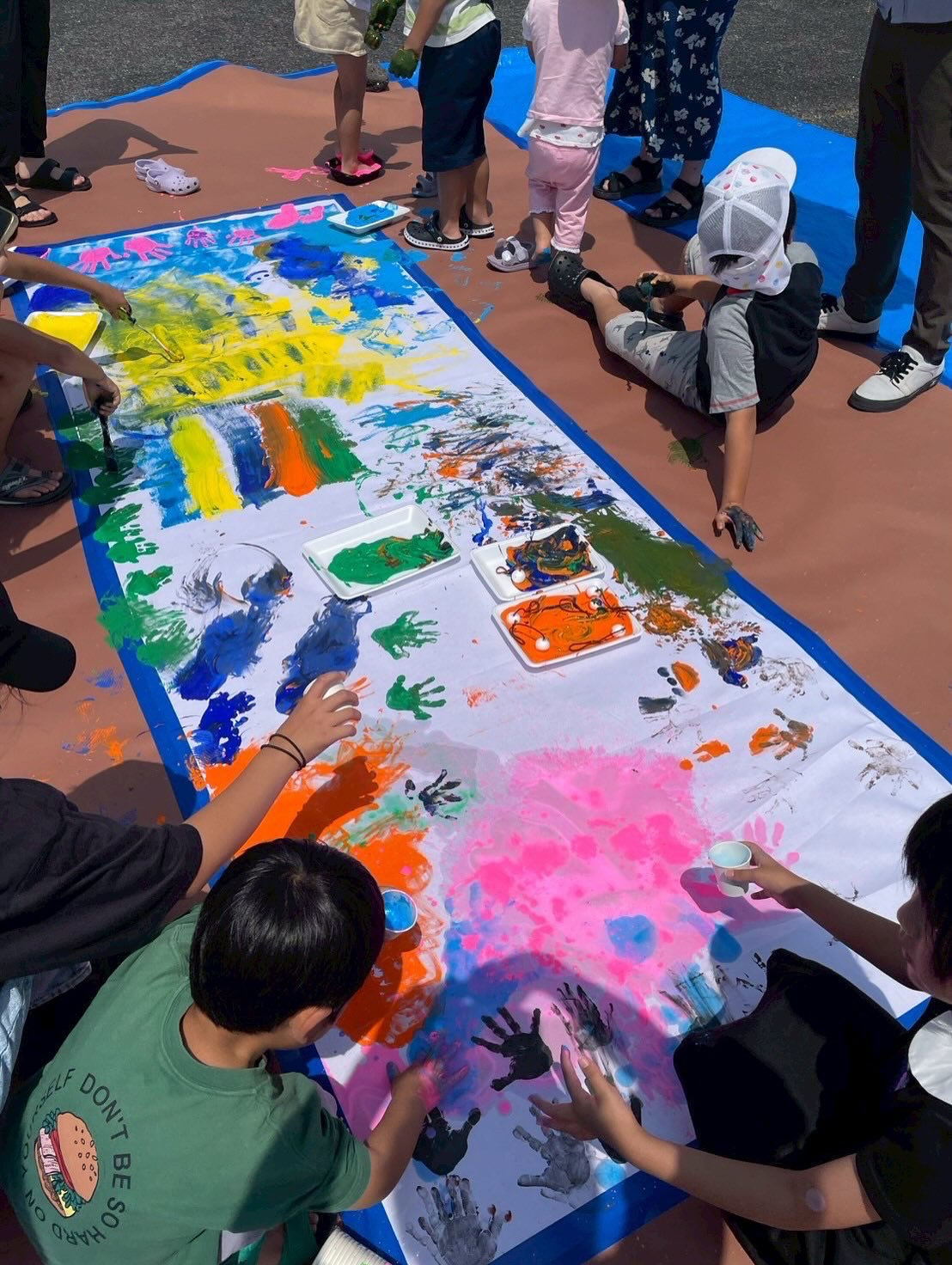 幸せつむぎさん×アトリエasisの子ども達