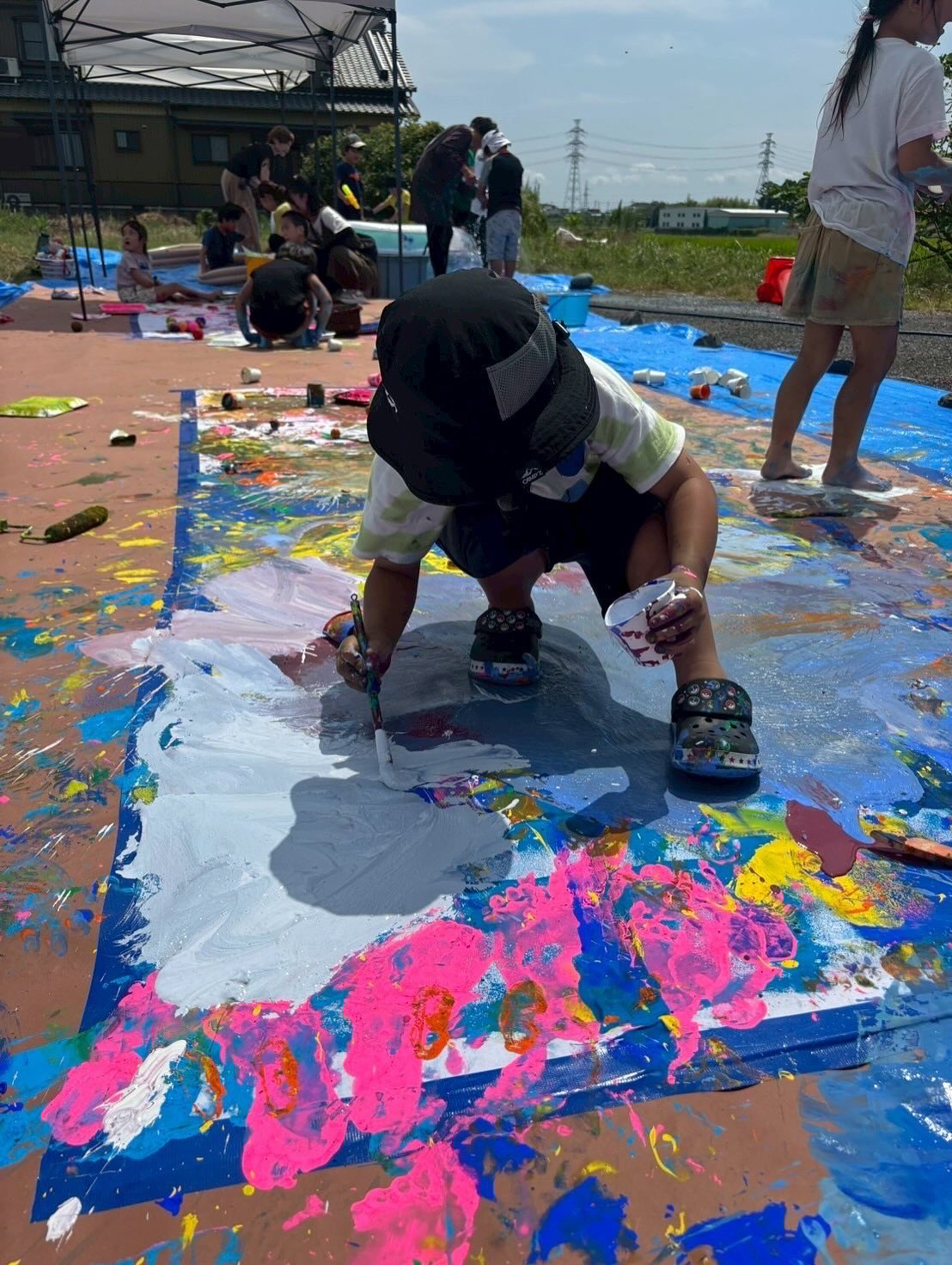 幸せつむぎさん×アトリエasisの子ども達